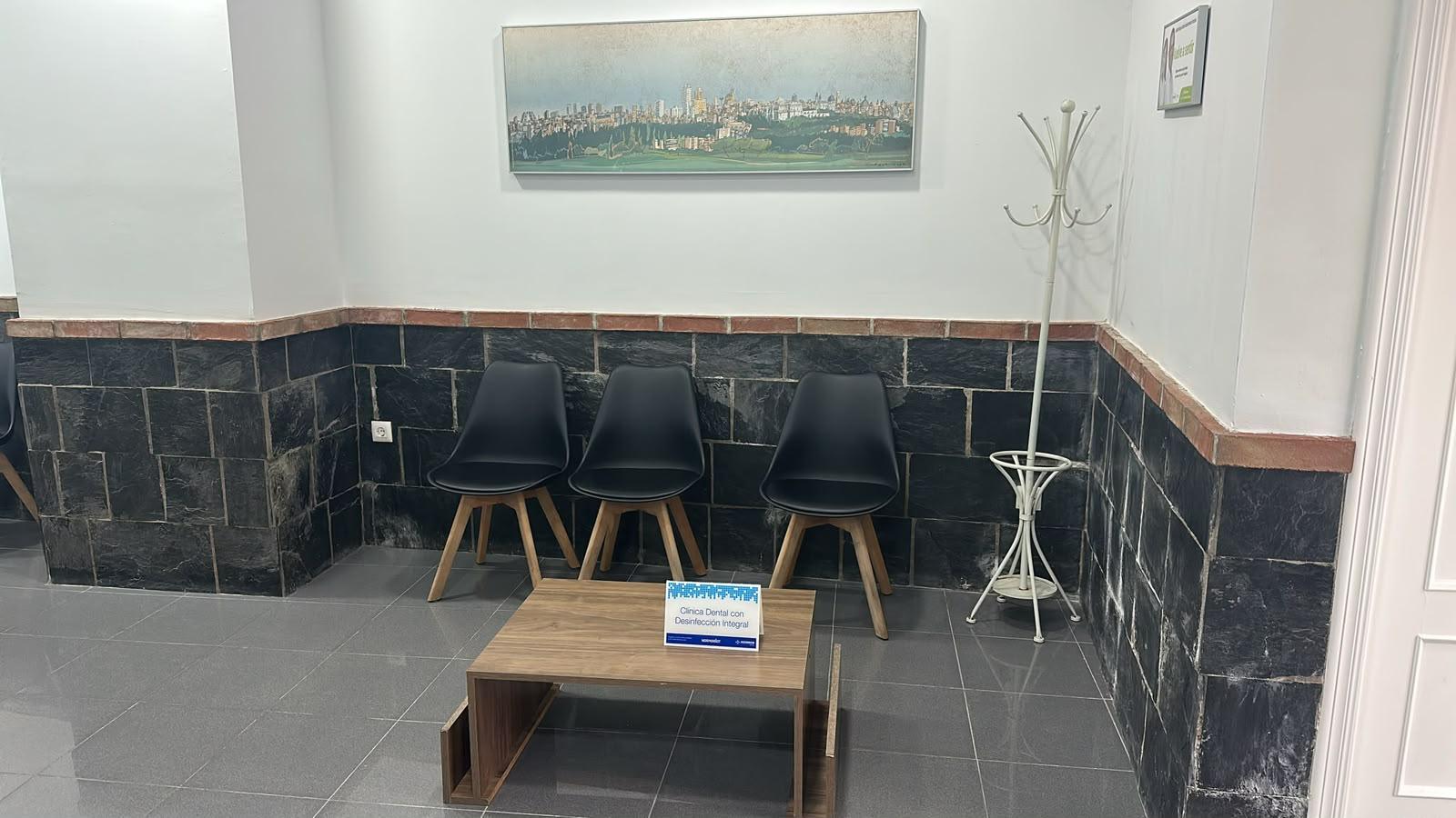 Sala de espera de la clínica dental